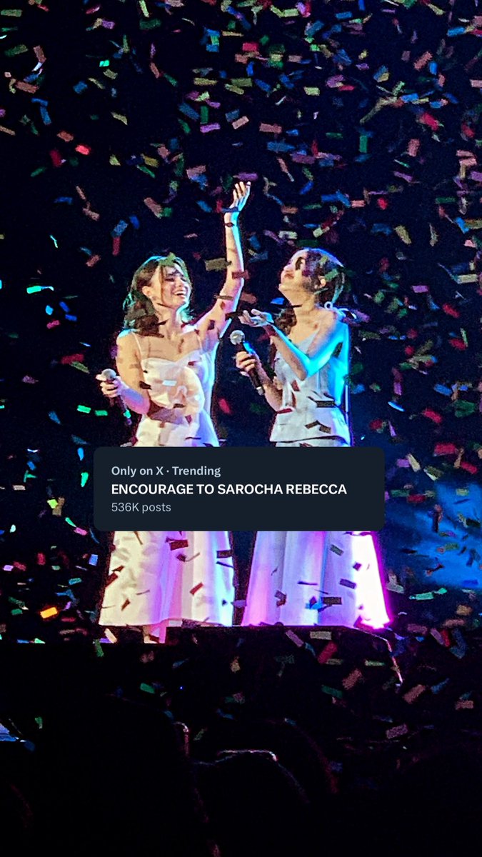 WE DID IT, BABY 6.0🥰🌷

ENCOURAGE TO SAROCHA REBECCA
#FreenBeckyx20thKCLAwards