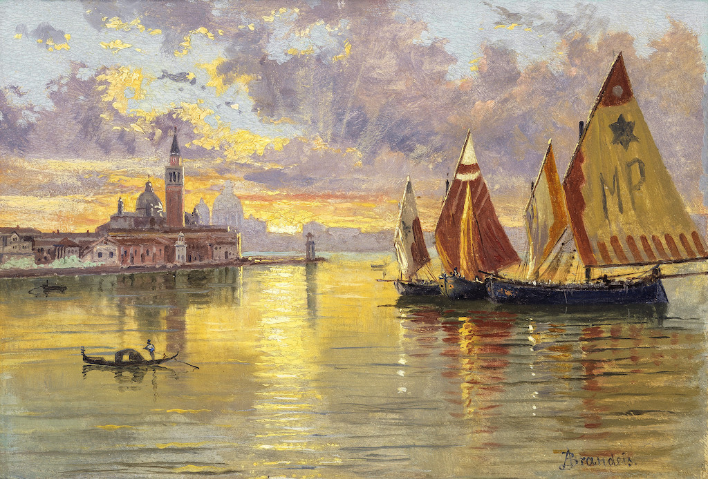 Di poesia e altri tramonti Bragozzi e vele al terzo. Venezia 1870 - 1880 Antonietta Brandeis