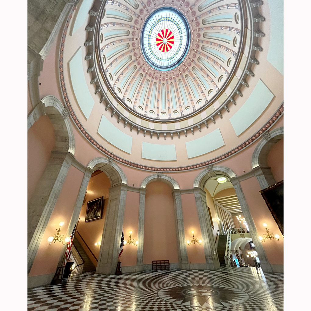 The Ohio Statehouse is open to the public. Free walk-in tours are offered at 10, 11 am, 12, 1, 2 and 3 pm today. Watch the committees and sessions on OhioChannel.org.