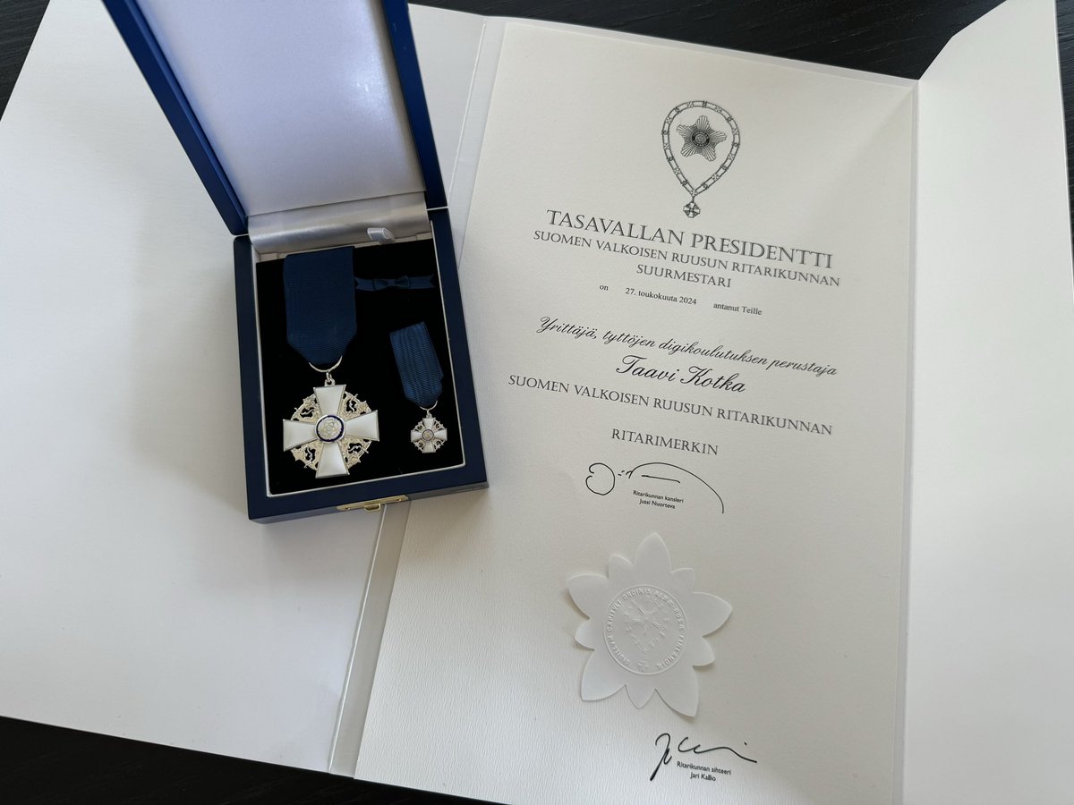 Kiitos Mr. President! <a href="/alexstubb/">Alexander Stubb</a>