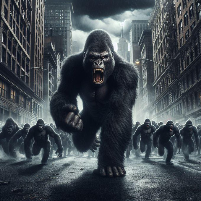 Gorillacto's tweet photo. @3orovik 🌍 Today we honor Harambe's memory. Join the $GORILLA army and help us grow. 100% community token, cto after dev jeeted, community run,  pure power. Let's make history together! 📷 #GORILLA #Harambe #CryptoRevolution #GorillaCTO  OUR COMMUNITY:-
@Gorillacto https://t.co/p9QqEIjOze