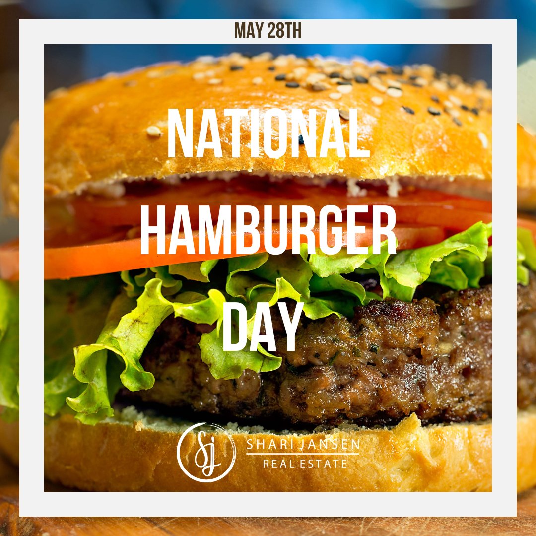 National Hamburger Day! . . . . #ShariJansen #EastsideRealEstate #KW #KellerWilliams #KWEastside #KWKirkland #BellevueRealEstate