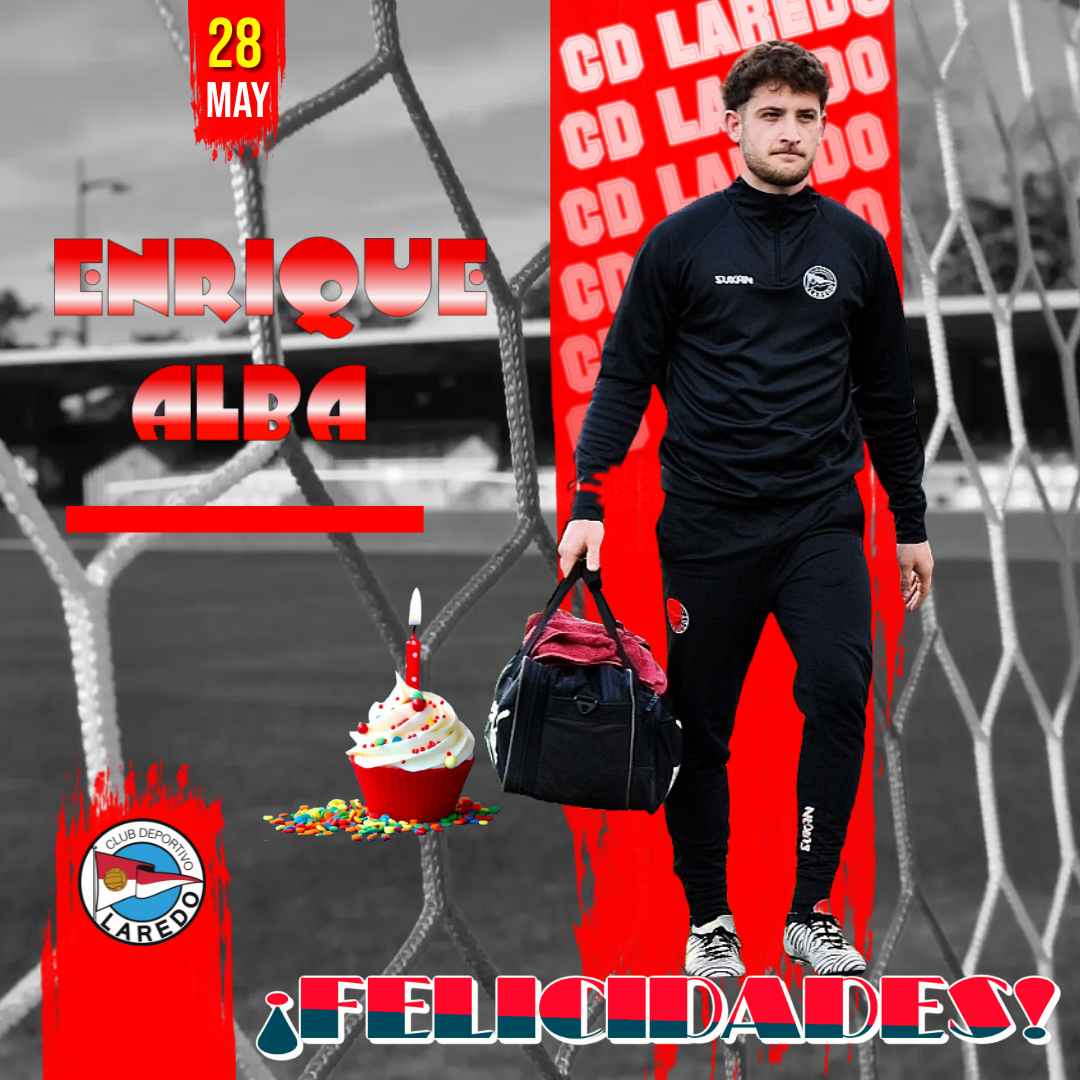 🎂 𝐇𝐎𝐘 cumple años nuestro Fisio 𝐄𝐍𝐑𝐈𝐐𝐔𝐄 𝐀𝐋𝐁𝐀.

🎁 ¡𝐅𝐄𝐋𝐈𝐂𝐈𝐃𝐀𝐃𝐄𝐒! 🎊  🎉

Que pases un buen día 🎈

#CDLaredo #TerceraRFEF #TerceraFederación