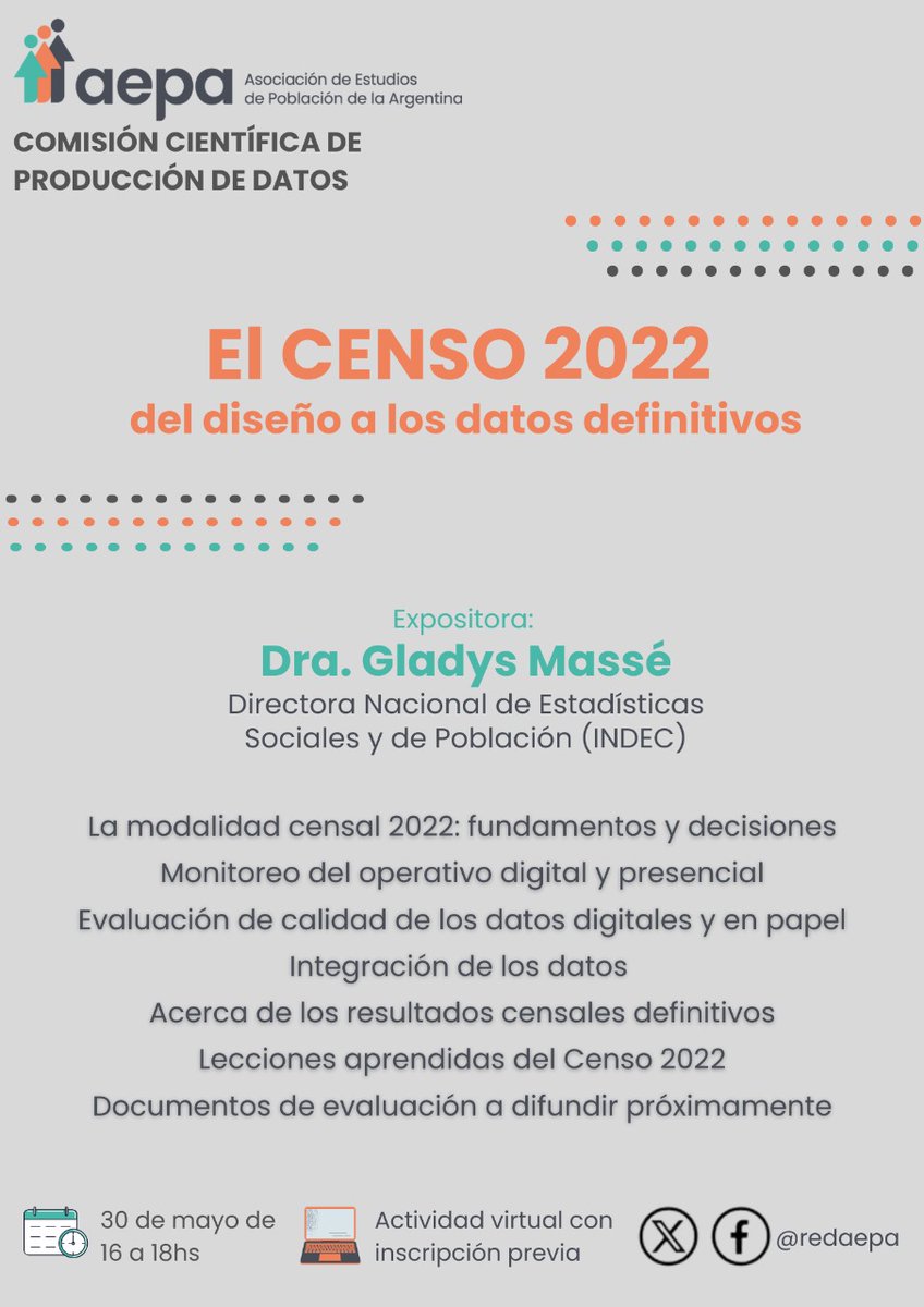 red_AEPA's tweet photo. 📣 ¡ES ESTE JUEVES! ¡NO TE LO PIERDAS!
📝 Inscripción: https://t.co/cZJVgIvYLM
💻 Modalidad virtual: los datos de acceso serán enviados el día anterior al evento https://t.co/guwx59ZXi8