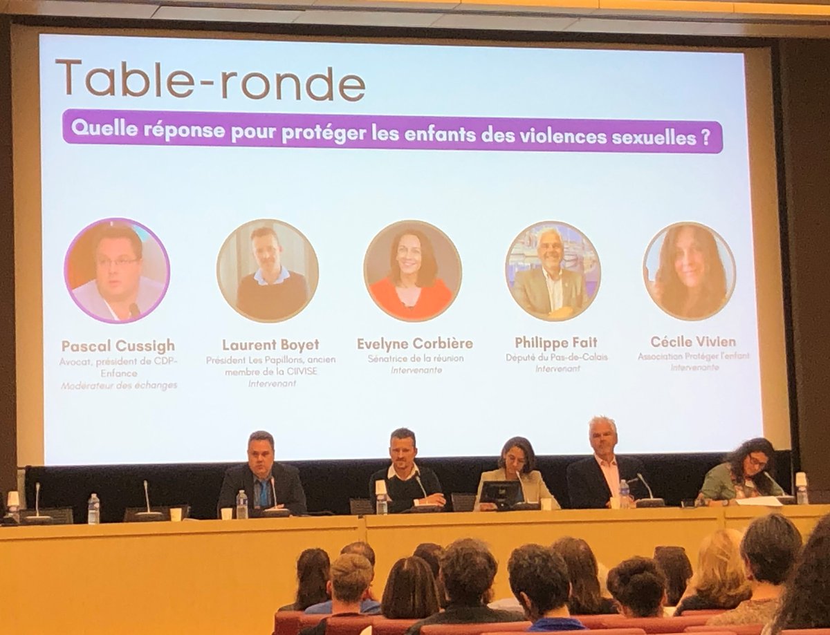 A l’initiative de <a href="/FMPasquini/">Francesca Pasquini</a>, membre de la délégation aux droits des enfants, le colloque sur les violences sexuelles sur mineurs auquel s’est rendu Enfance Majuscule, s’est tenu le jeudi 23 mai 2024 au sein de l’Assemblée Nationale.
En savoir +👉bit.ly/3wZWlvy