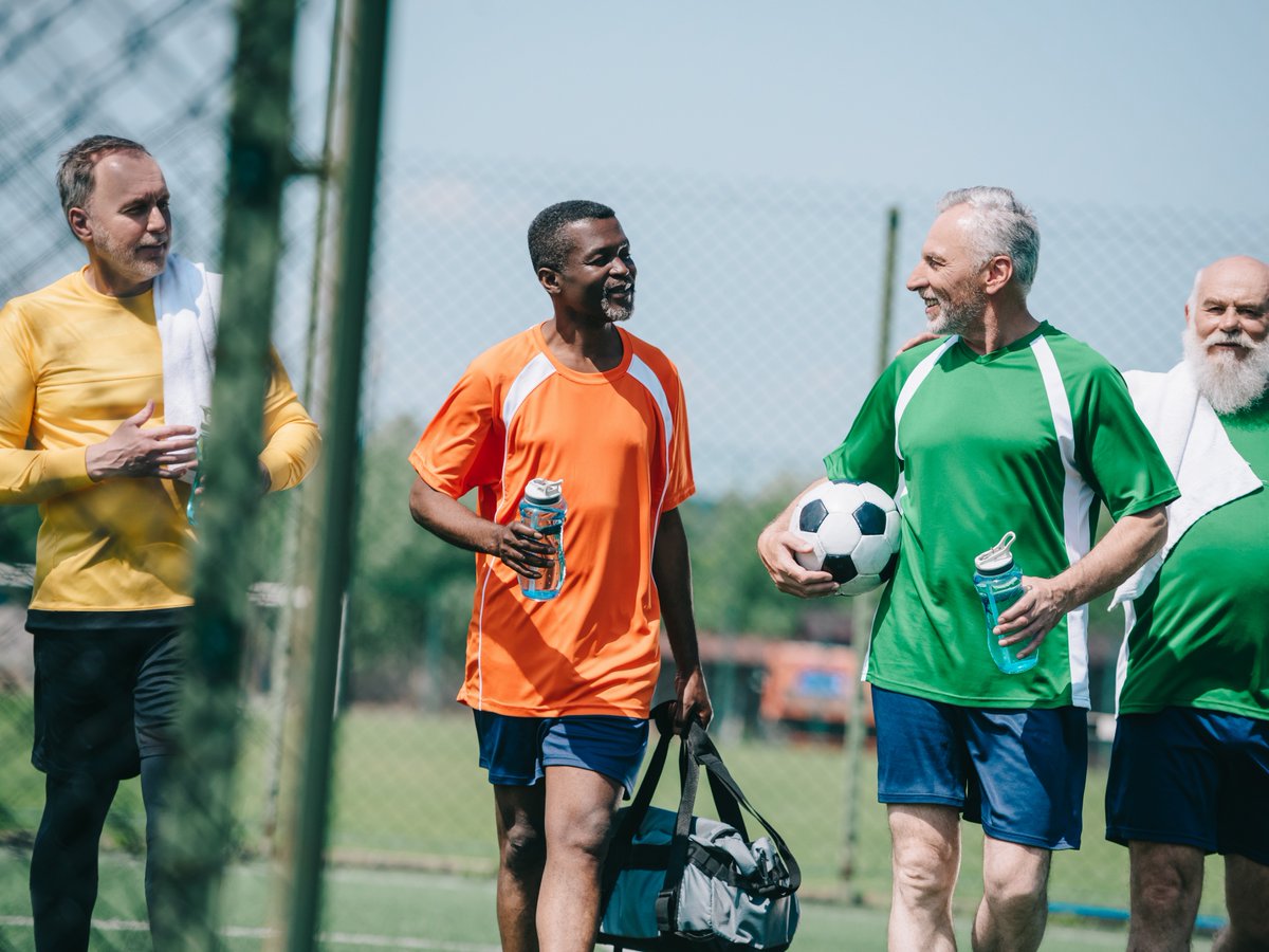 ⚽ Calling adults 55+! Get ready for Walking Soccer – a safe, fun sport without running or contact. 🗓️ Every Thursday from June 20th - August 22nd 🕤 9:30am - 11:00am 📍 RBJ Schlegel Park Turf Field Join us for free. Don't miss out – register now! bit.ly/3ViQD1e