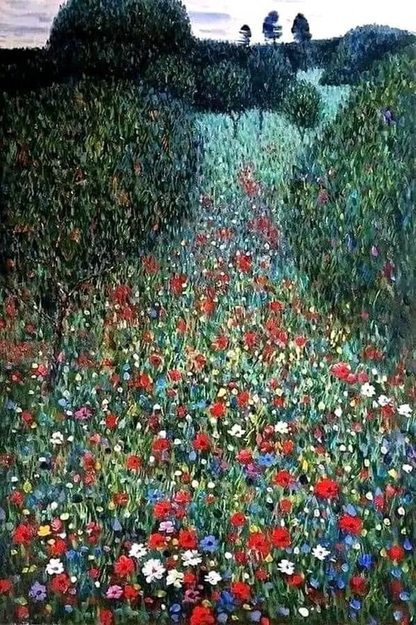 Gustav Klimt, Poppy Field