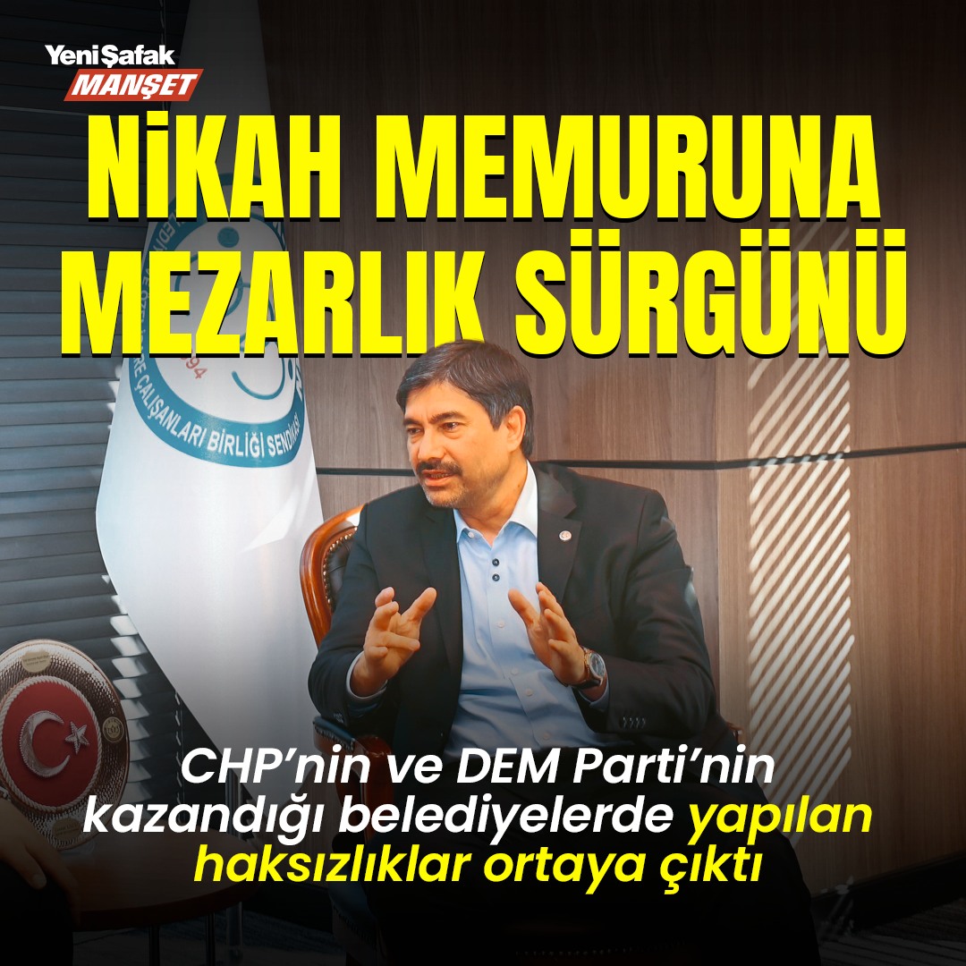 CHP ve DEM Parti’nin kazandığı belediyelerde, sürgün ve mobbing çalışanların hayatını çileden çıkardı.

Bem-Bir-Sen Genel Başkanı Levent Uslu, CHP’li Antalya Büyükşehir Belediyesi’nde yaşanan olaylarla örnek verdi:

▪ Bir memur, şehir içi görevlendirme adı altında 220 kilometre