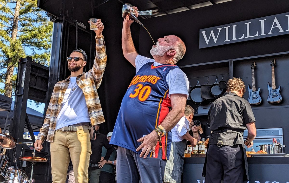 Derek Moore (@deadlinederek) on Twitter photo World Central Kitchen Founder <a href="/chefjoseandres/">Chef José Andrés 🕊️🥘🍳</a> enjoys a porron of <a href="/StephenCurry30/">Stephen Curry</a>'s bourbon at #bottlerock on Saturday, May 25 in Napa, California. <a href="/BottleRockNapa/">BottleRock Napa</a> World Central Kitchen Founder <a href="/chefjoseandres/">Chef José Andrés 🕊️🥘🍳</a> enjoys a porron of <a href="/StephenCurry30/">Stephen Curry</a>'s bourbon at #bottlerock on Saturday, May 25 in Napa, California. <a href="/BottleRockNapa/">BottleRock Napa</a>