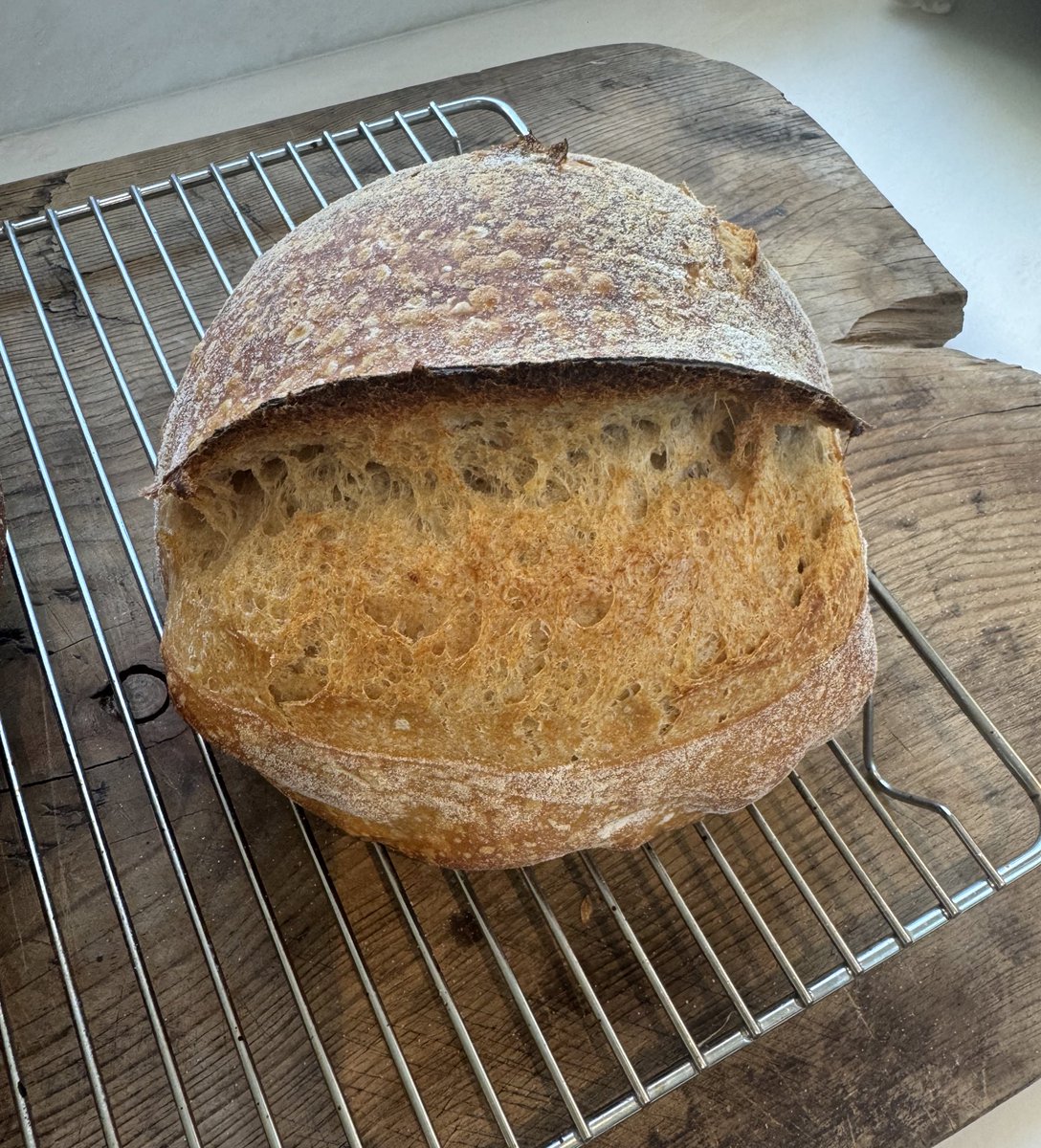 Homemade sourdough… 🤍 Any other bread bakers here?