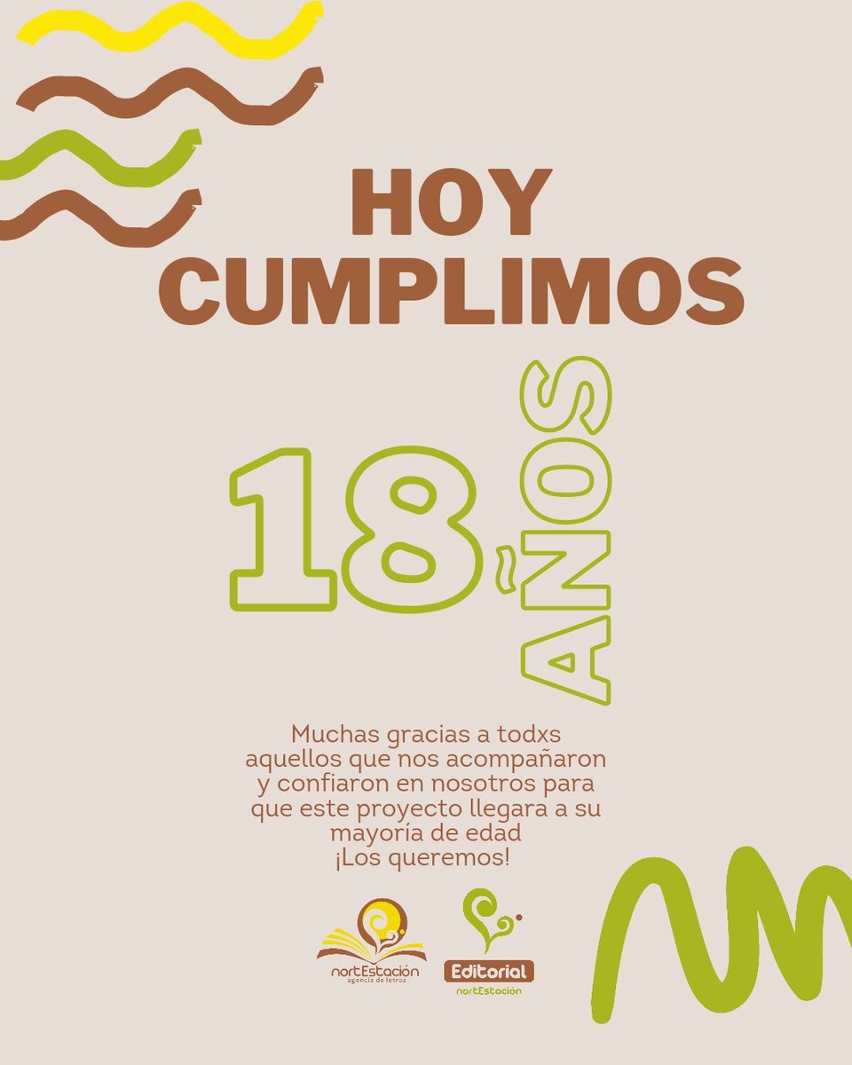 Cumplimos nuestra mayoría de edad y lo festejamos trabajando para todes. Gracias infinitas a todas las personas que nos han ayudado a consololidar esta institución.  De Tijuana para la república mexicana.