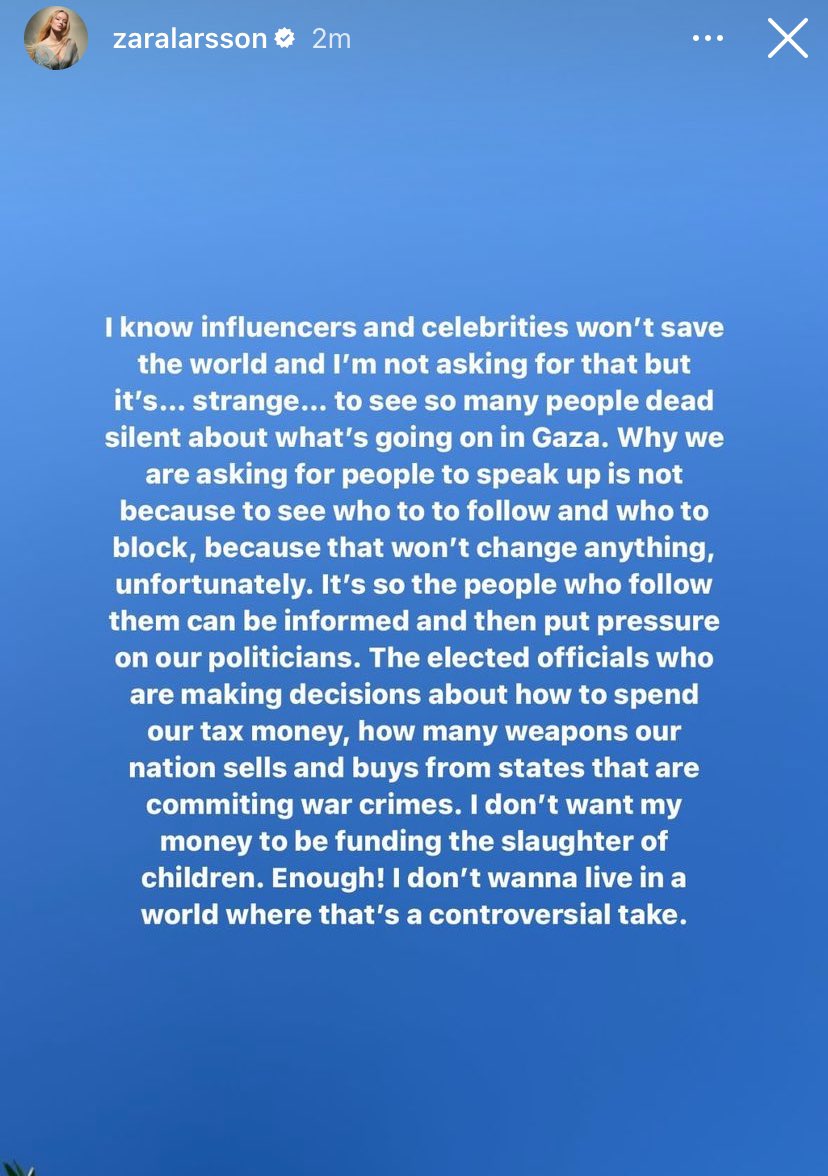 Zara Larsson Feed tweet media