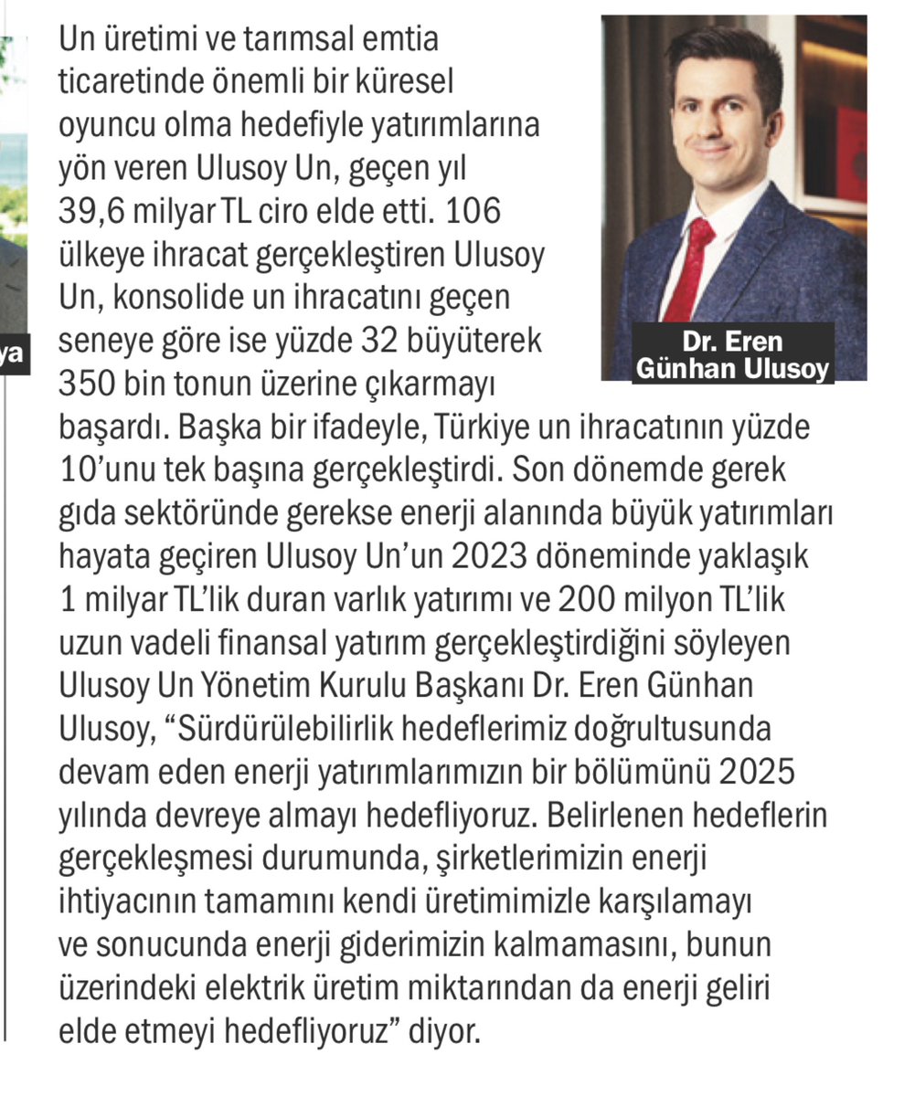 📍#ULUUN / Enerji yatırımları 2025’de hızlanacak: (Ekonomist)