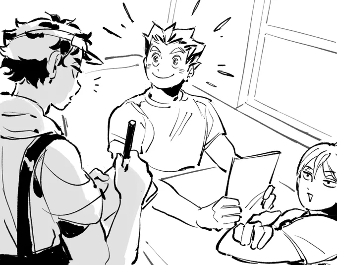 visiting your kouhai at his part-time job 