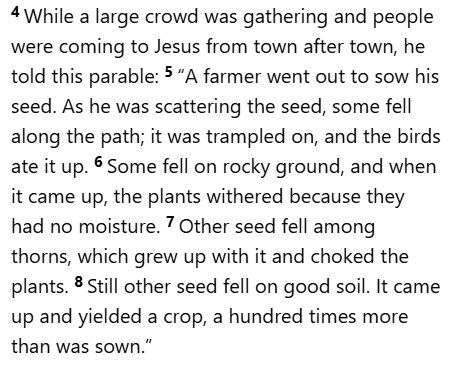 EracerDon's tweet photo. @BinhamidAli Your statement about green grass made me think of the parable Jesus told: https://t.co/m0mjW0jLvM