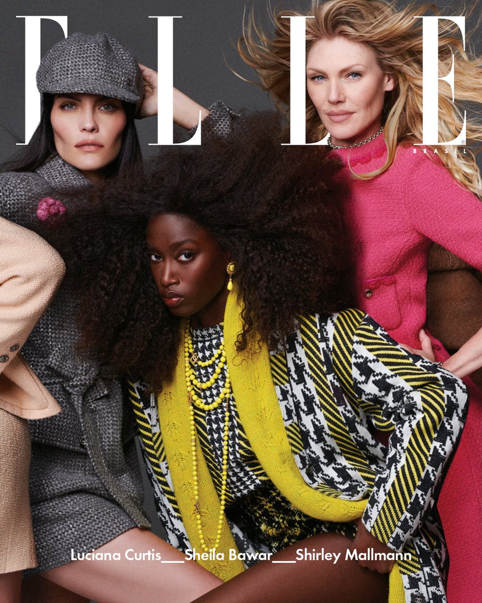 ellebrasil's tweet photo. QUATRO CAPAS, UMA SÓ FOTO! No #Volume16 da ELLE Brasil, unimos algumas das supermodelos mais lendárias do país em um único clique. Edição de colecionador! https://t.co/5XNErDdFtf