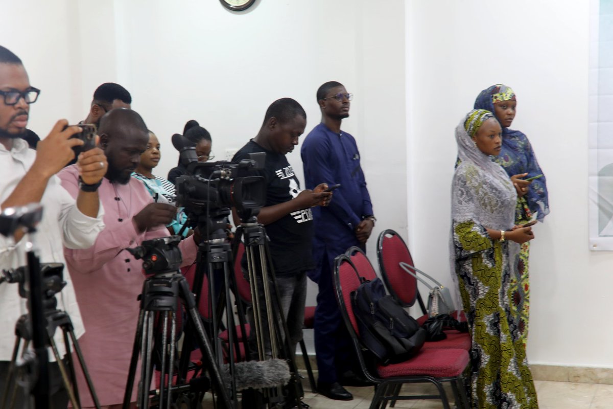 Globalrightsng's tweet photo. A minute of silence was observed in memory of our fellow Nigerians that have had their lives cut short as a result Mass Atrocities in Nigeria.

#OneDeathTooMany #SecureNigeria #NigeriaBleeds #EndInsecurity #NotJustNumbers #NigeriaMourns #NDOM2024