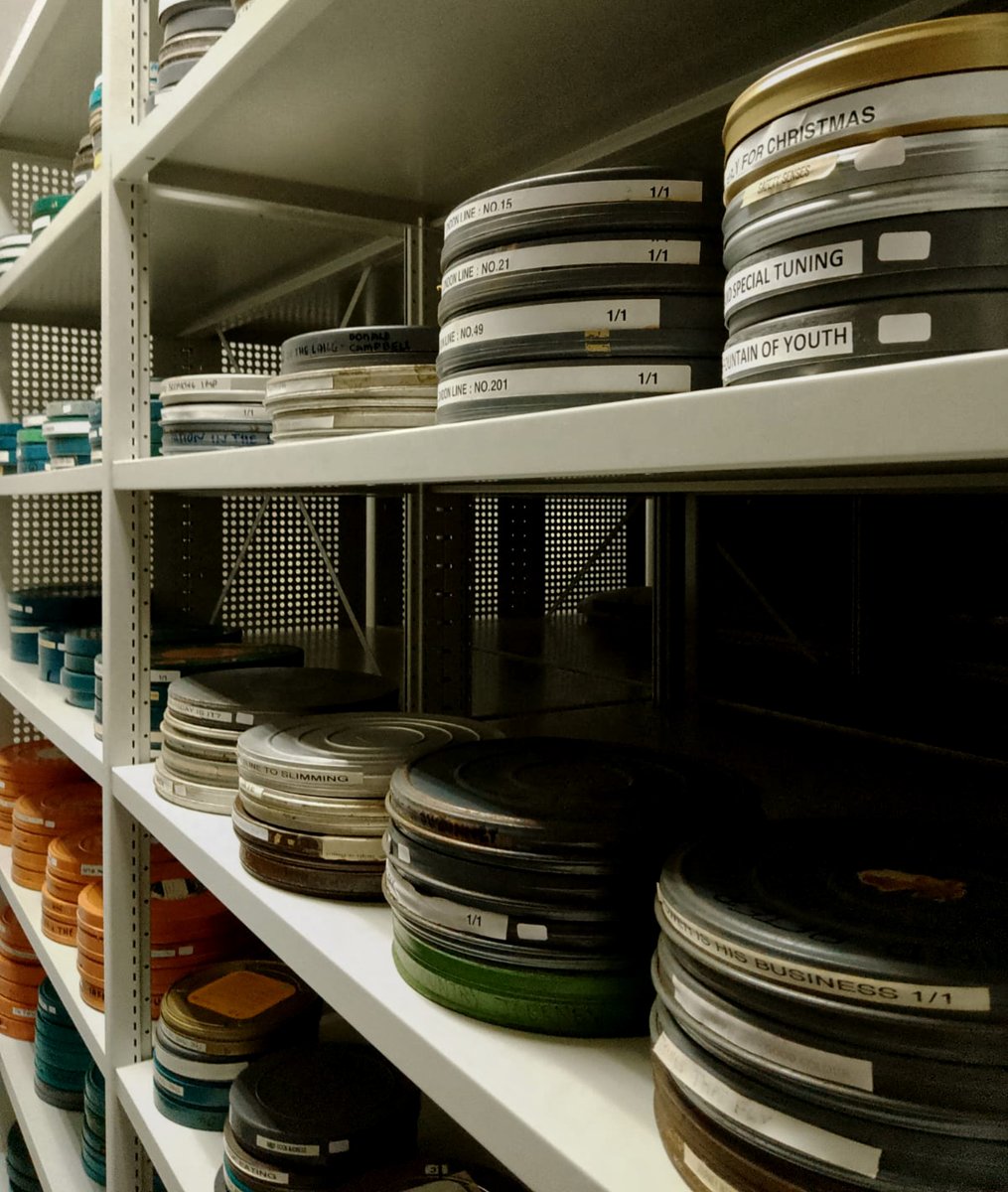 filmisfabulous's tweet photo. 1/2
UPDATE: The second case study
The cataloguing of the 500 films in the second case study has begun. Several interesting items were noted last week, from the labels on the cans. The following photos show three other films of interest. https://t.co/Uh6oVgZJrq