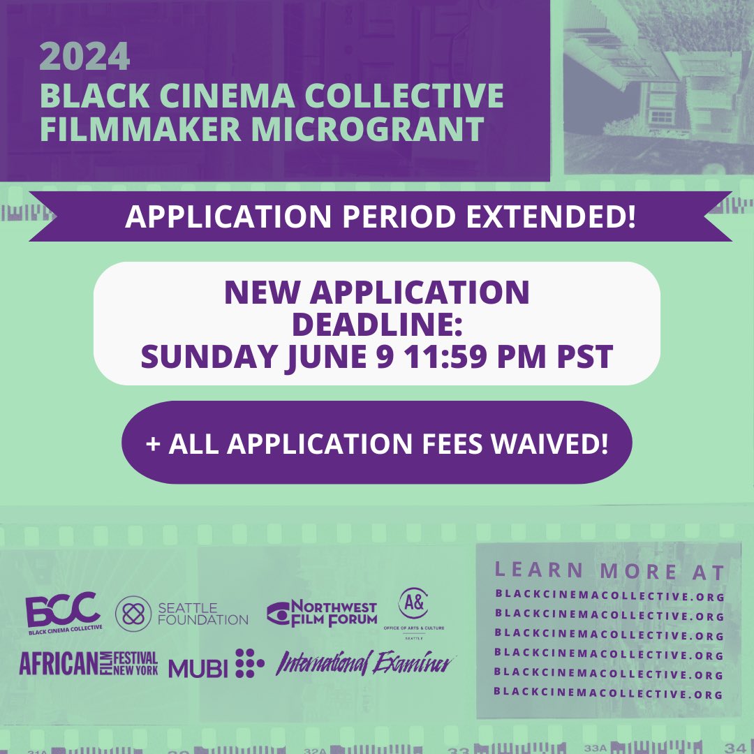 Wanted to apply to our microgrant but didn’t have enough time? Now’s your chance! We’ve extended the application period by one week and waived all application fees — the microgrant is COMPLETELY FREE to apply to for two more weeks! Apply by Sunday, June 9th ✨