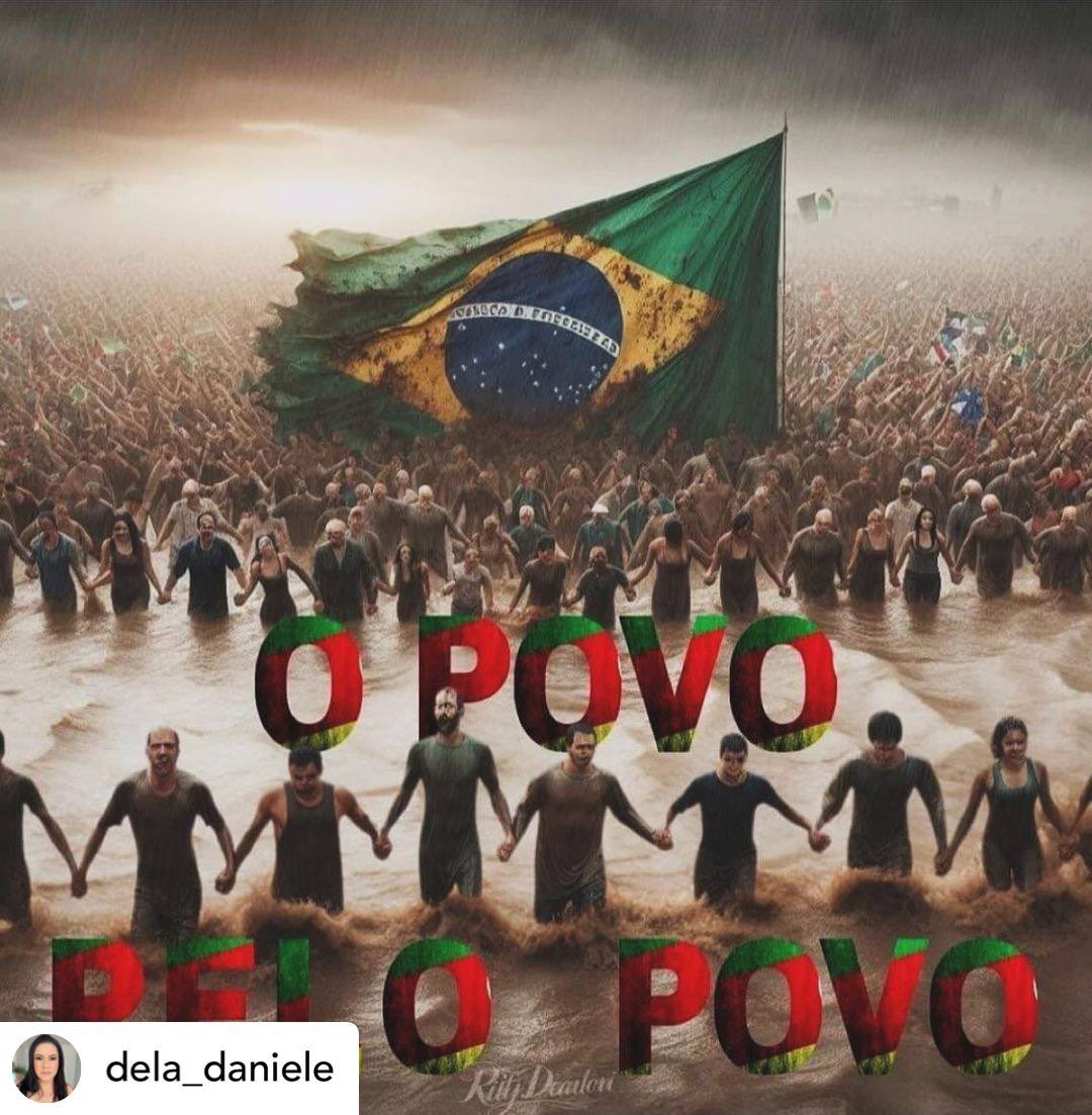 Sempre foi e sempre será! O povo pelo povo! O Rio Grande do Sul necessita de toda ajuda possível! Nada além de ajuda e solidariedade cabe neste momento terrível que estamos passando, todos juntos pelo nosso Rio Grande, pelo nosso povo! ❤️💛💚