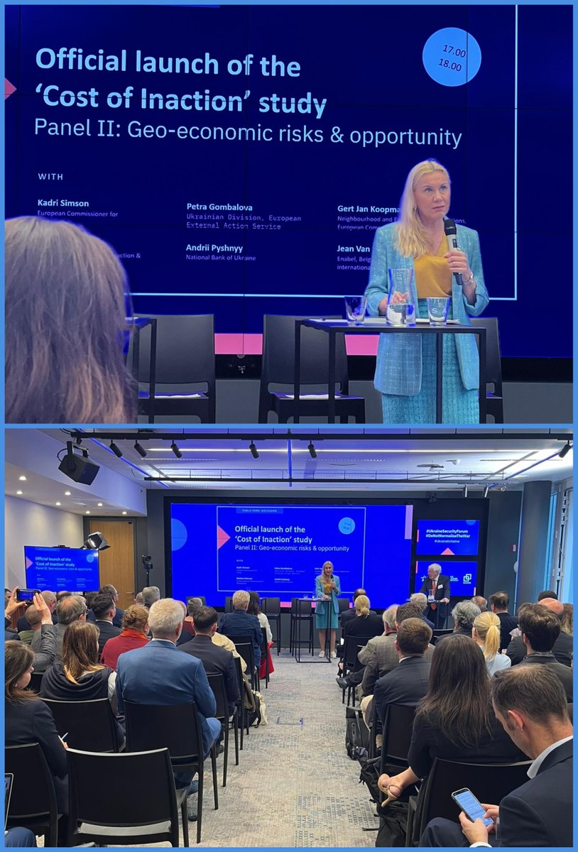 KadriSimson's tweet photo. We stand at a critical time for #Ukraine’s war effort.
I joined @friendsofeurope’s #UkraineSecurityForum to discuss the strategic importance of long-term political, economic & military support for 🇺🇦
Our help is much needed! #SlavaUkraine
Full speech👇
https://t.co/nBgyKhN9vE https://t.co/2V8cs3L5f4