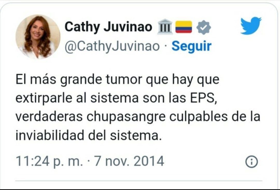 <a href="/CathyJuvinao/">Cathy Juvinao🌻💚</a> Representante por qué esos cambios tan drásticos ?