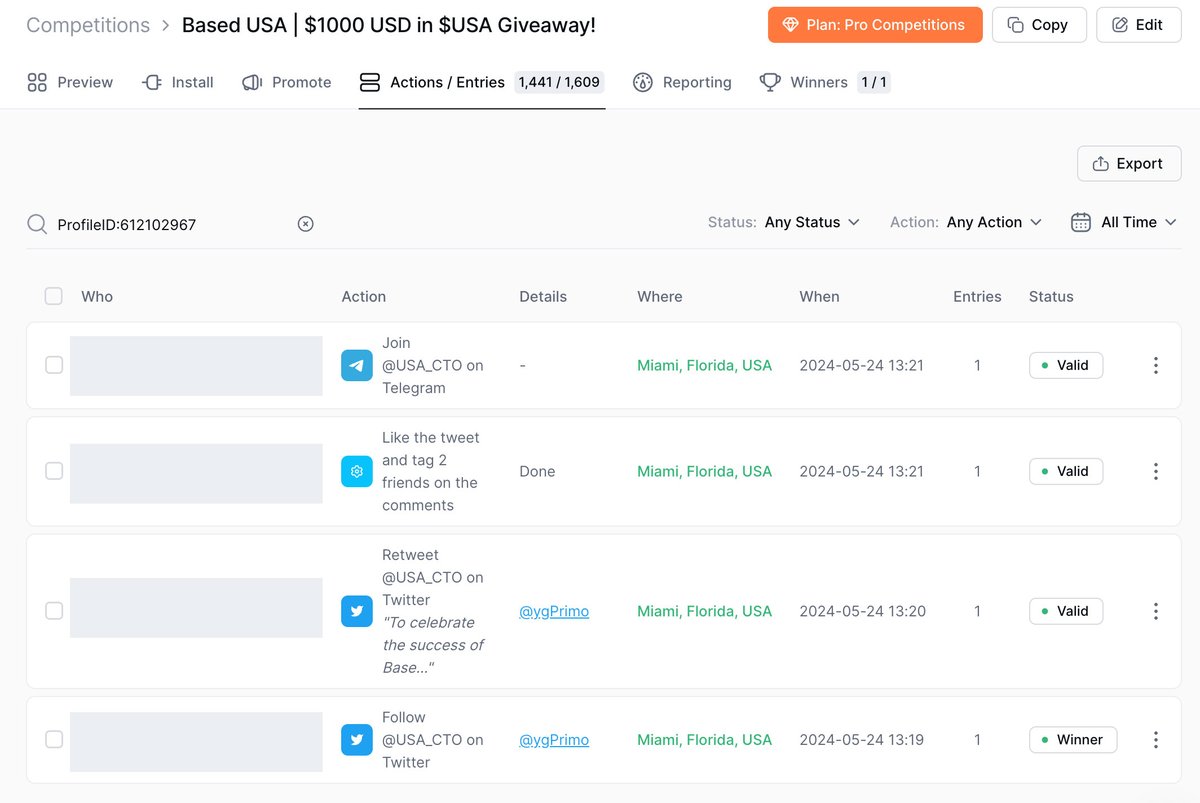 USAonBase's tweet photo. Congratulations to our $USA Memorial Day Weekend Giveaway winner @ygPrimo from Miami, Florida! Comment your base wallet below or DM us, and we'll send you your prize! 🫡 https://t.co/RjjIJkKli6