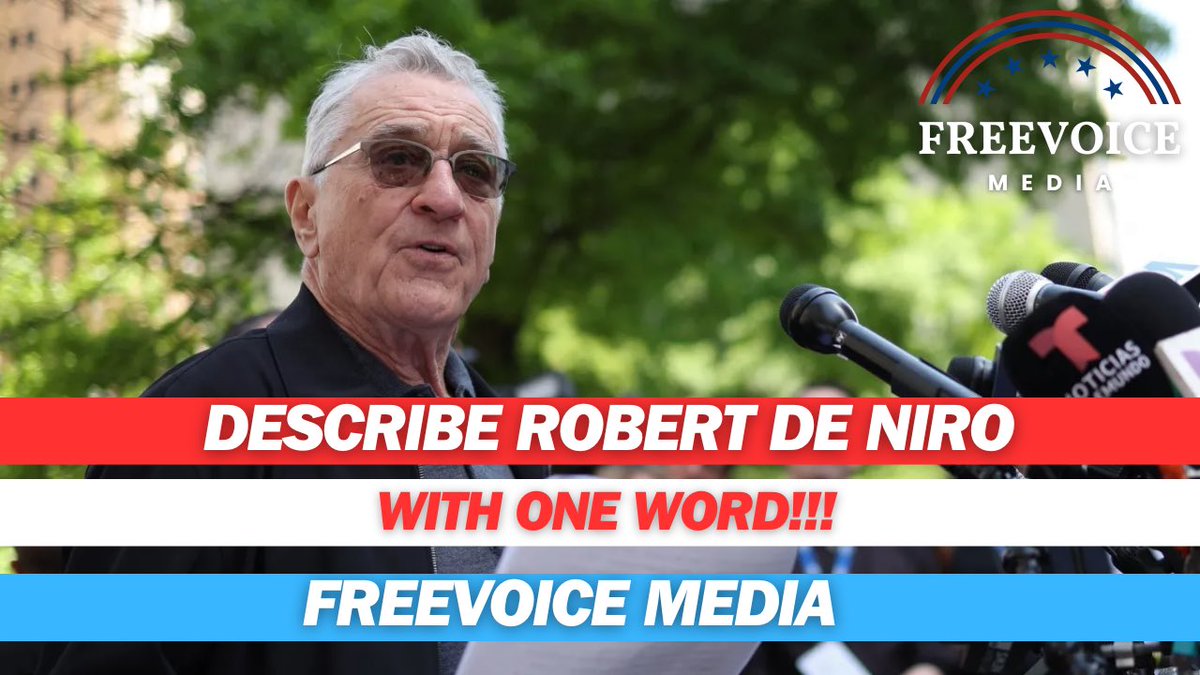 Robert De Niro One word …