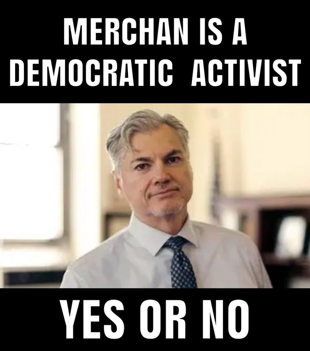 Merchan is a democratic activist. YES or NO