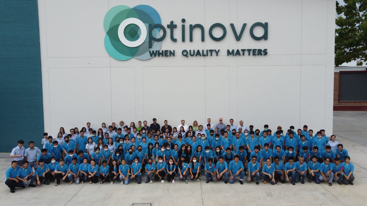 OptinovaGroup's tweet photo. We’re excited to announce the opening of our new production hall in Thailand! 🏭🎉 

The new facility features state-of-the-art cleanroom space to meet growing needs for high-quality medical tubing. https://t.co/Xi1dwGYMbr