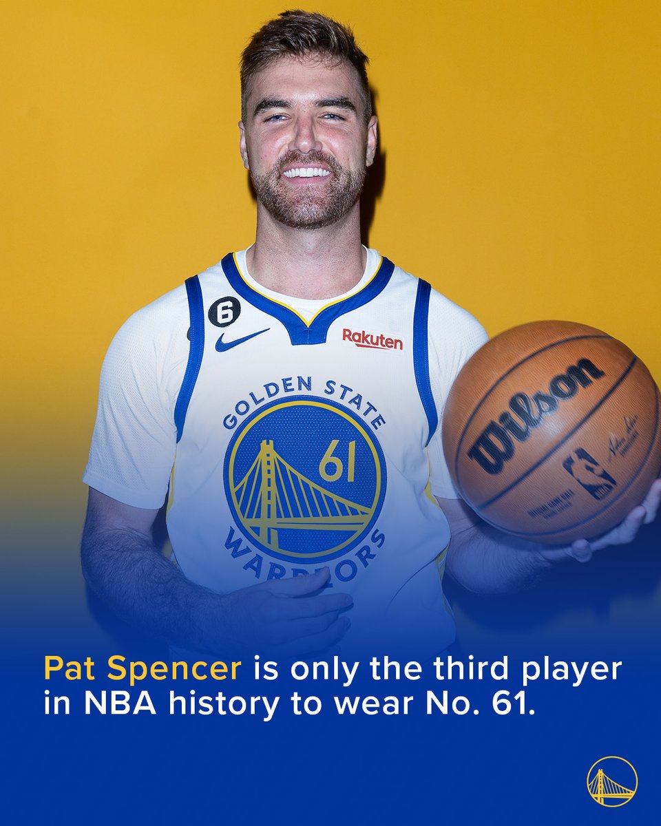 Stat of the day: Of the over 4,500 people to ever play in the NBA, only three have worn No. 61. This season, Pat Spencer became the first to do so in over 60 years.