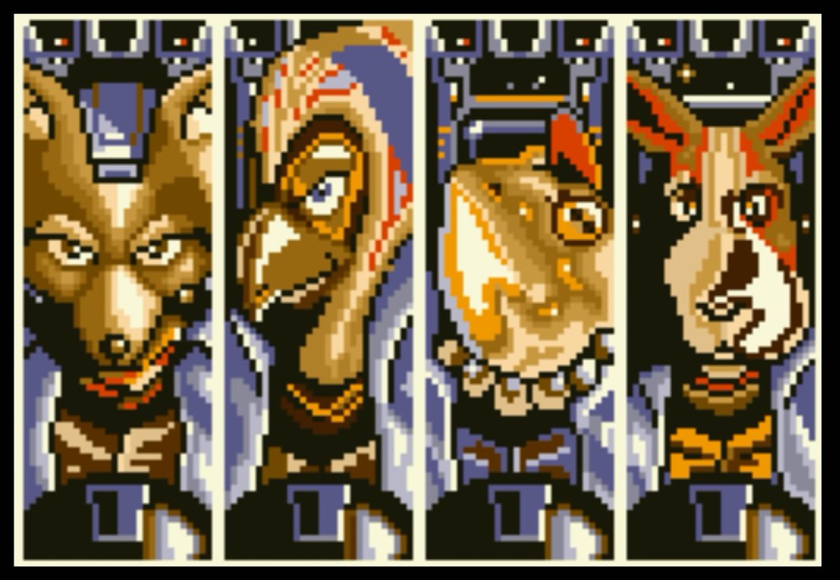 Star Fox's beta title screen sprites from the gigaleak. Right pic