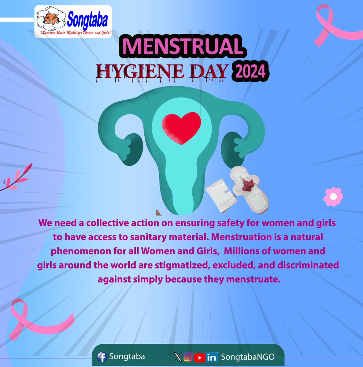 Let's raise our voices to demand better access to menstrual products and education for all women and girls. #mensuralhygieneday #endperiodstigma @planghana @SheLeads @ActionAidGhana @LamnatuAdam @MoGCSP_Ghana @PowerToYouthGh