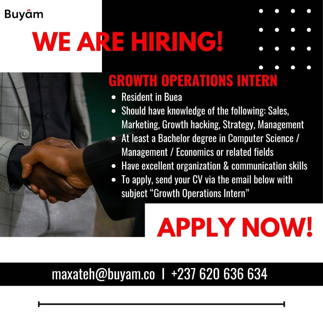 Work with us at Buyam!
#growthintern #growthoperations #operations #businessoperations #jobopportunity #vacancy #workwithus #Buyamjobs