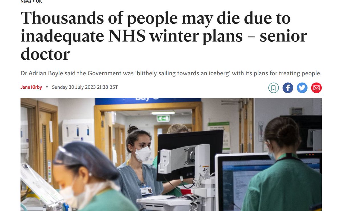 Royal College of Emergency Medicine (@rcollem) on Twitter photo Did someone say iceberg? <a href="/RCEMpresident/">Adrian Boyle</a>
Prioritising the NHS and ending the A&E crisis must be a priority for the next Government
#ResuscitateEmergencyCare Did someone say iceberg? <a href="/RCEMpresident/">Adrian Boyle</a>
Prioritising the NHS and ending the A&E crisis must be a priority for the next Government
#ResuscitateEmergencyCare