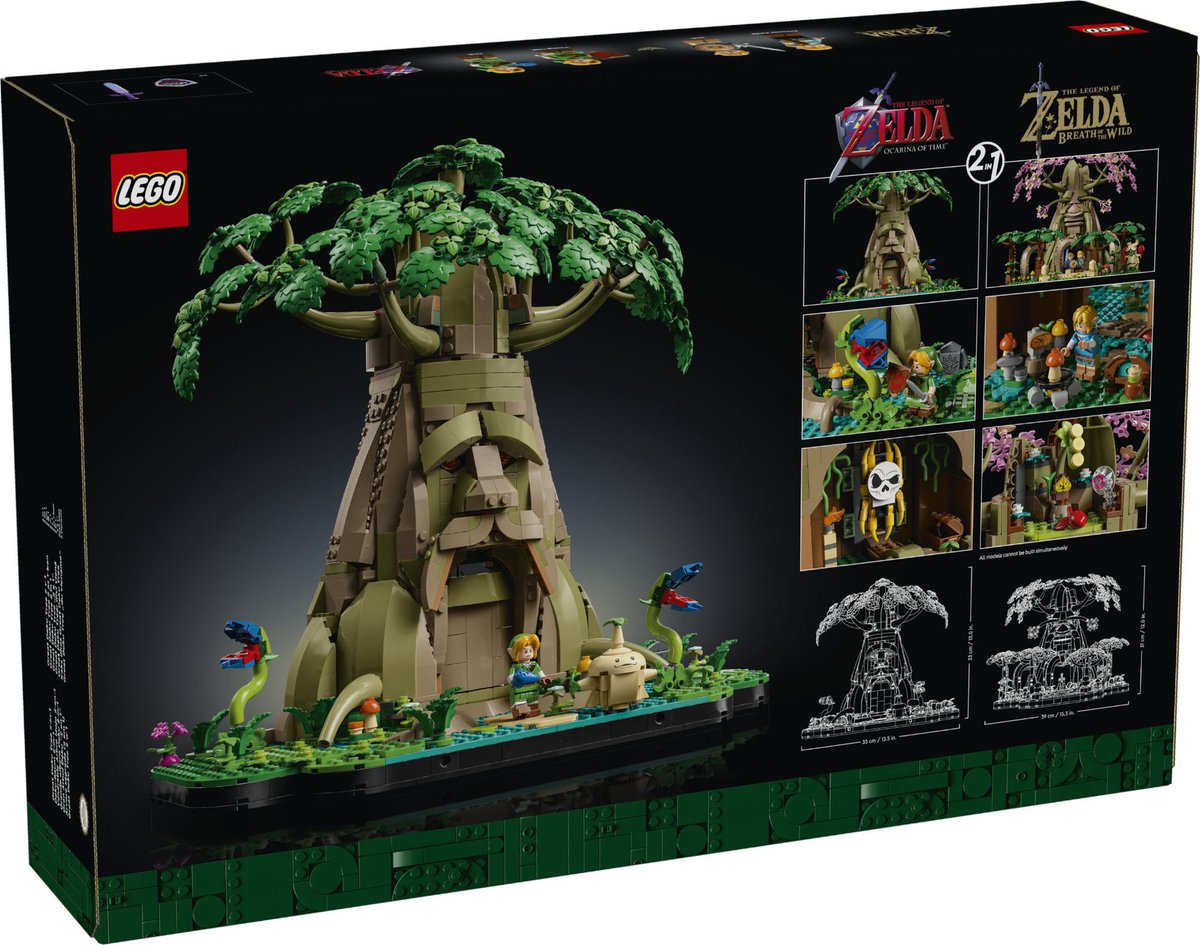 🗞️ « Hey, listen! » @LEGO_Group et @Nintendo annonce un ensemble 2-en-1 #GreatDekuTree qui sortira le 1er septembre 2024!

#OcarinaOfTime ou #BreathOfTheWild?