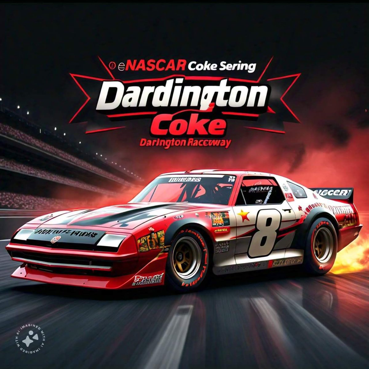 DZIsInShambles's tweet photo. “Got a new graphic design guy. Think he did great! Go eNASCAR!” https://t.co/tohZKcG8YA