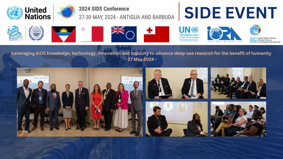 Thank you to all attendees and speakers for such an engaging discussion on the priorities of SIDS in relation to deep-sea research, knowledge, technology transfer and capacity development ! Read: bit.ly/3X0UMIC #SIDS4 @IORAofficial @NorwayUN @jamaica @ABNYOffice