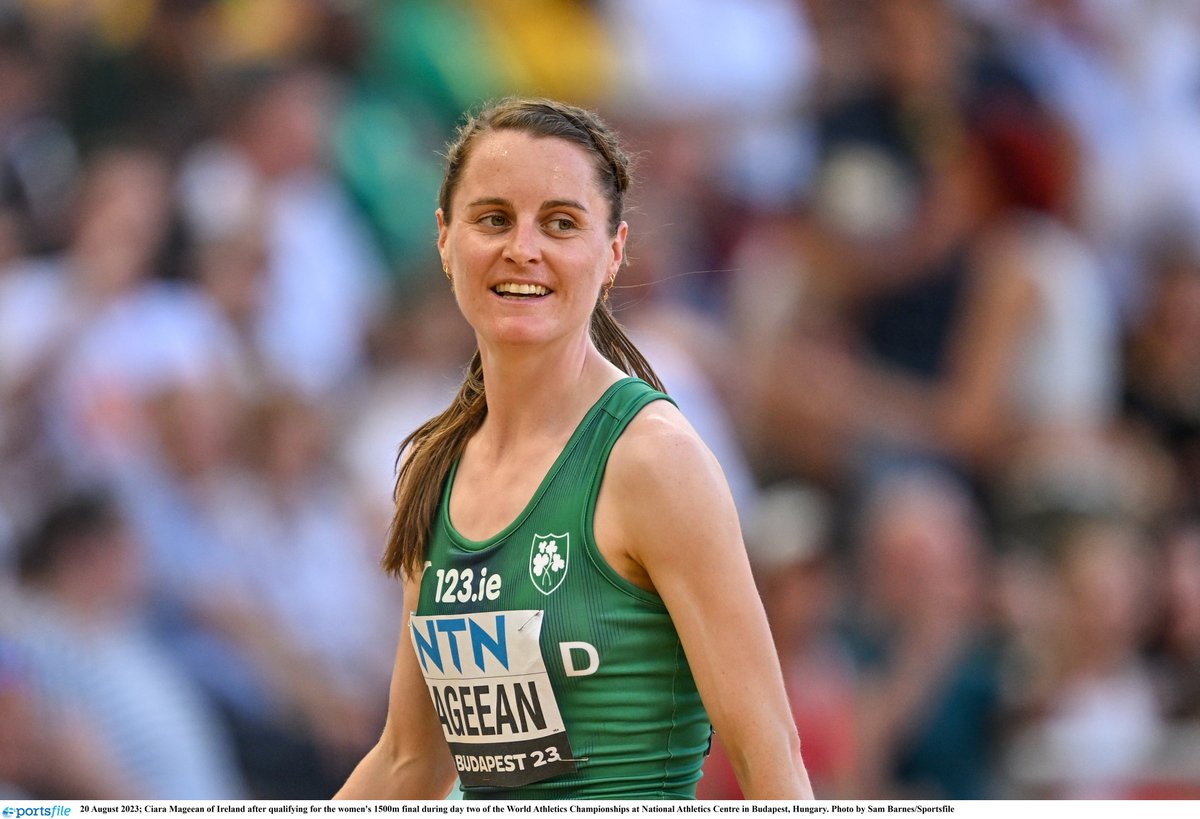 irishathletics's tweet image. Things you love to see🤩 An Irish 1-2 in Ostrava as Ciara Mageean leads home Sarah Healy in the 1500m 🤩🇨🇿

 ✨Ciara Mageean - 1st in 4:01.98 SB
✨ Sarah Healy - 2nd in 4:02.12 SB

Results ➡ tinyurl.com/yvrvm2zn

#IrishAthletics