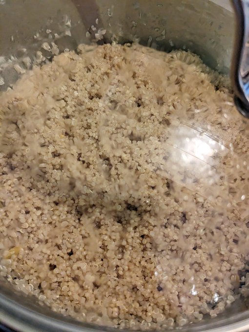 Lunch made!   Bean salad and quinoa https://t.co/luZqpRKqhP