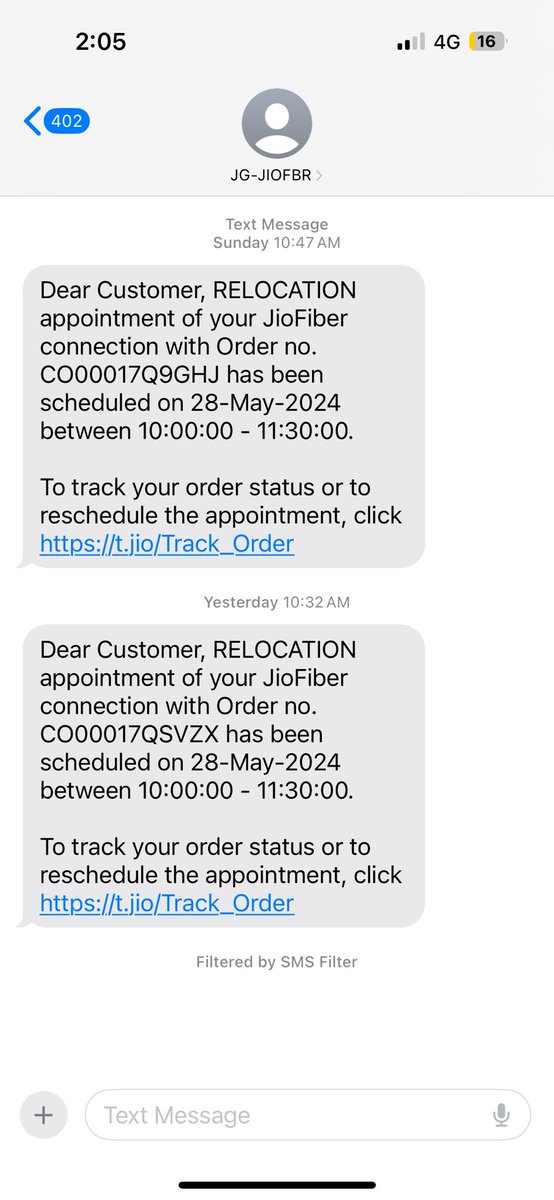 zuckmuk's tweet photo. @reliancejio @JioCare twice my relocation reqst of jio fiber was cancelled without a proper reason. https://t.co/nWtpH32YVm