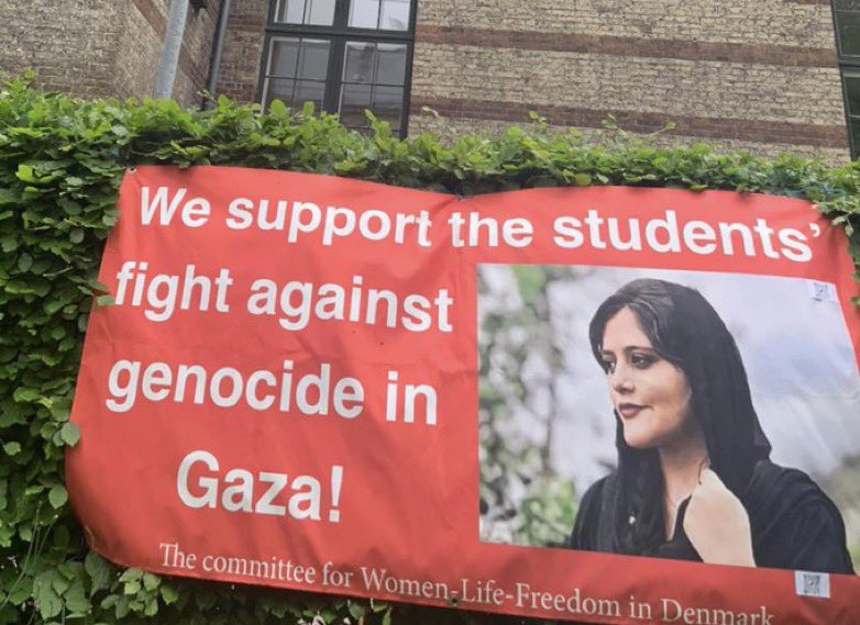 شما خیلی بیجا میکنید که به اسم «صدای مردم ایران» و «کمیته‌ی زن‌ زندگی آزادی» برای فلسطین و گروه تروریستی حماس خایه مالی میکنید!!

گویا این عکس برای امروز هست.
دانشگاه کپنهاگ دانمارک.

باید مشخص بشه که کی پشت این کمیته هست!!!!