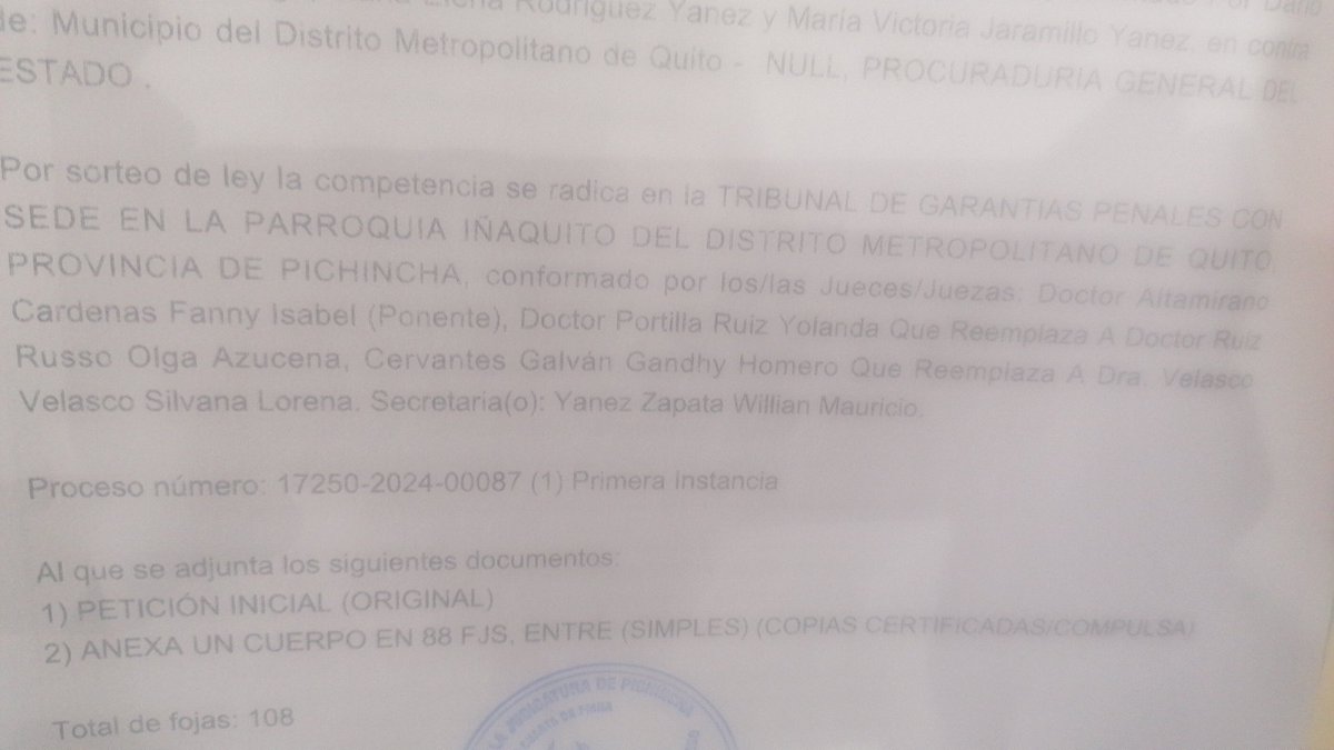 Río Machángara presenta acción de protección para restaurar sus derechos y de casi 3 millones de personas que vivimos en Quito a la naturaleza, agua, ambiente sano y derechos a la ciudad sustentable.

Para que vuelva a oler a menta, sea transparente e inspire sabiduría.