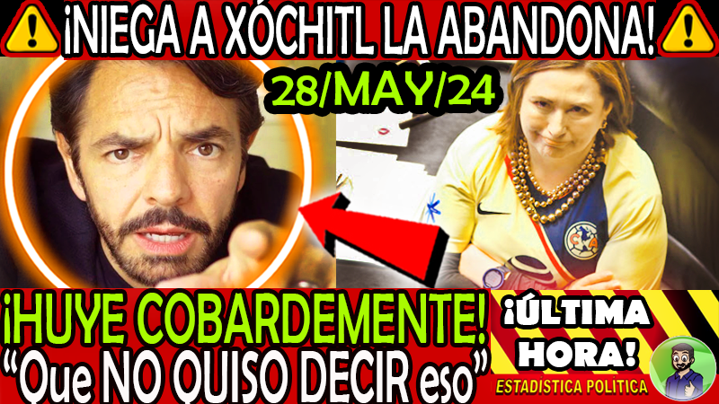 ¡ N I E G A    A    X Ó C H I T L    L A    A B A N D O N A ! HUYE COBARDEMENTE, ahora sale a decir que ' NO QUISO DECIR ESO ' !!

youtube.com/live/_8kq6za_I…

#DamianAlcazar #DERBEZ #AzucenaUresti #UltimaHora #AZUCENA #LORET #CIRO #Doriga #ClaudiaSheinbaum #XochitlGalvez #ELECCIONES