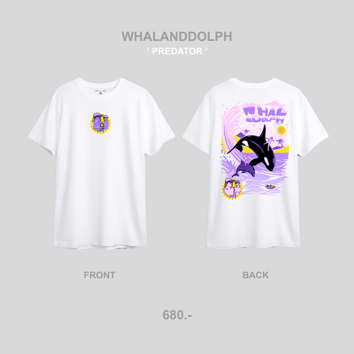 whalanddolph's tweet photo. เสื้อ Whal &amp; Dolph 2024
รุ่น ‘ PREDATOR ’ 

ราคา : 680 B
ขายที่งาน Cat T-Shirt 2024
Booth : Whattheduck

รายละเอียดเสื้อ
Screen Printing 
with Discharge Inks 

#whalanddolph https://t.co/1DVBwA3E3e