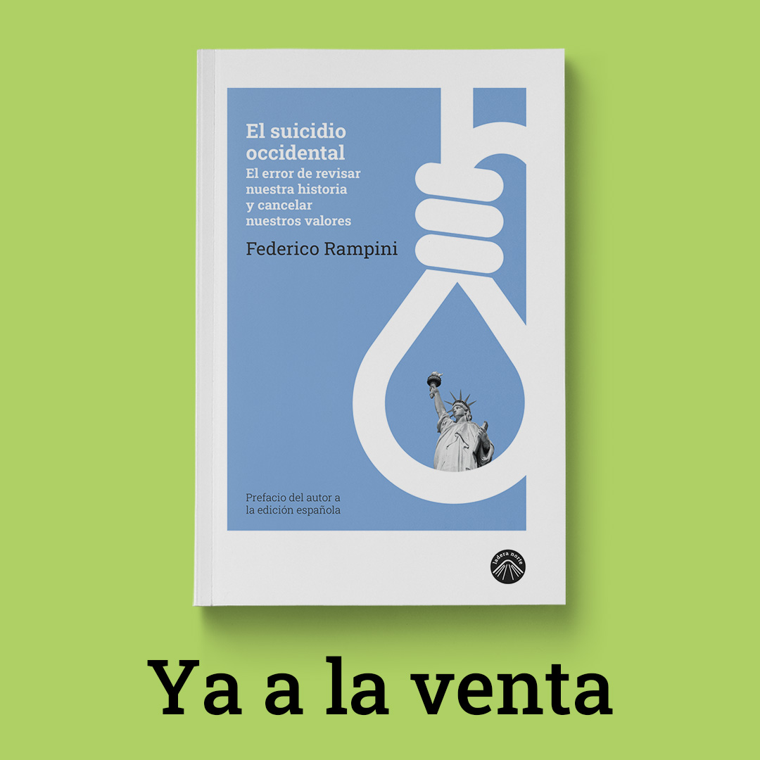 '𝗘𝗹 𝘀𝘂𝗶𝗰𝗶𝗱𝗶𝗼 𝗼𝗰𝗰𝗶𝗱𝗲𝗻𝘁𝗮𝗹. 𝗘𝗹 𝗲𝗿𝗿𝗼𝗿 𝗱𝗲 𝗿𝗲𝘃𝗶𝘀𝗮𝗿 𝗻𝘂𝗲𝘀𝘁𝗿𝗮 𝗵𝗶𝘀𝘁𝗼𝗿𝗶𝗮 𝘆 𝗰𝗮𝗻𝗰𝗲𝗹𝗮𝗿 𝗻𝘂𝗲𝘀𝘁𝗿𝗼𝘀 𝘃𝗮𝗹𝗼𝗿𝗲𝘀', de @FedericoRampini, ya en librerías.

➕info sobre el libro en: bit.ly/3x4kukC 

#elsuicidiooccidental