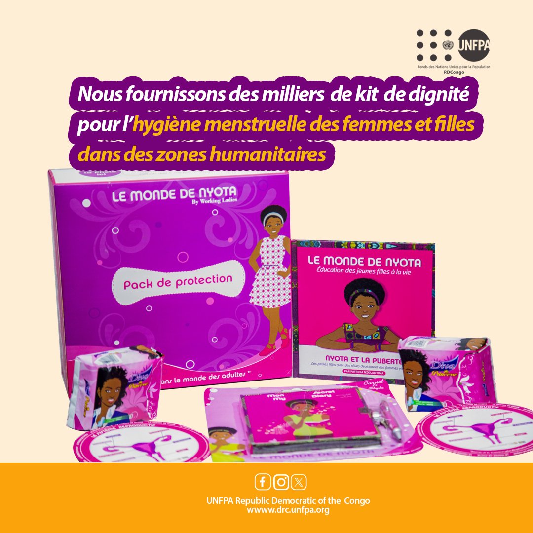 Les menstruations ne s'arrêtent pas dans une crise humanitaire

Partout dans le monde #UNFPA est sur le terrain pour fournir des milliers de kits de dignité contenant des produits essentiels  afin que les femmes et les filles puissent gérer leurs menstruations en toute sécurité.