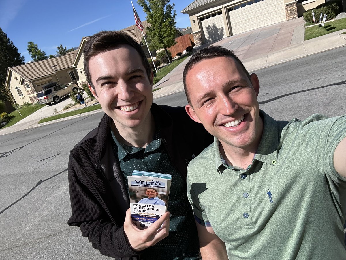 Hitting the doors with <a href="/JosephDalia/">Joe Dalia</a>!  Thanks for coming up to Northern Nevada!