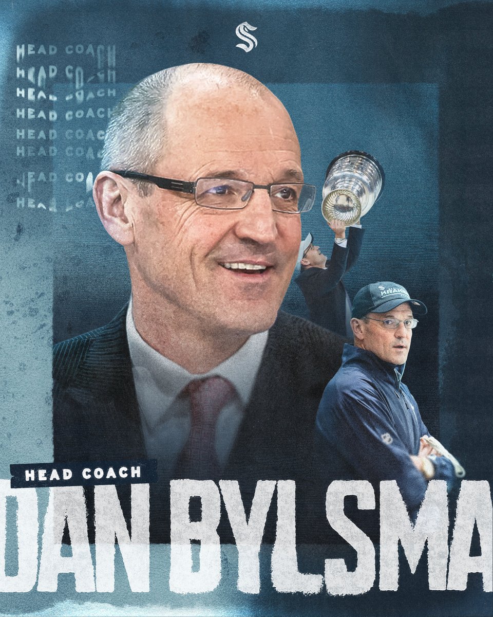 Embarking on a new journey. 🌊

The #SeaKraken have named Dan Bylsma as the second Head Coach in franchise history → bit.ly/Bylsma24