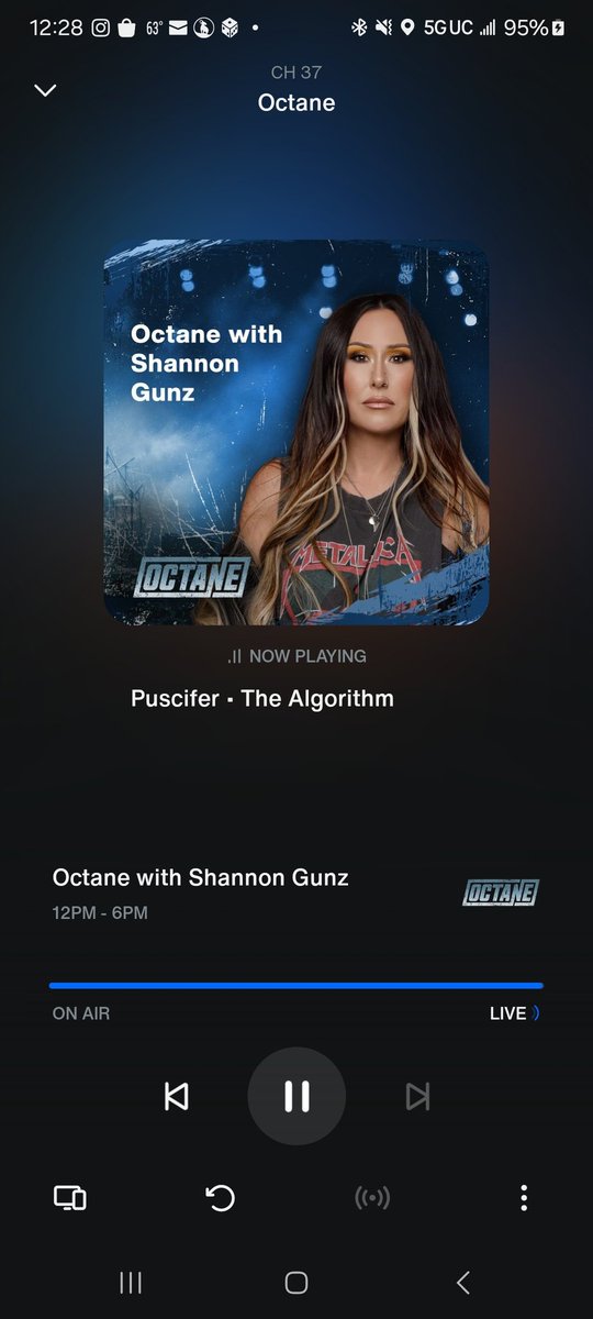 Proachrox's tweet photo. @SiriusXMOctane @shannongunz @puscifer love the new song https://t.co/QzhXJNIUg0